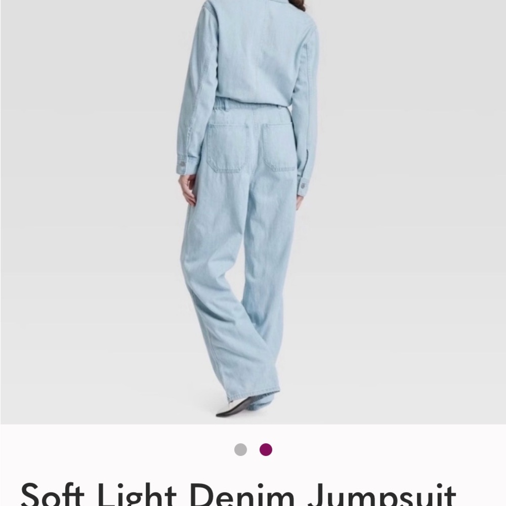 Universal Thread Light Wash Wide Leg jumpsuit